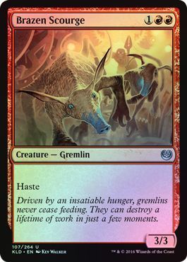 Brazen Scourge 107/264 - Foil Kaladesh Foil Singles
