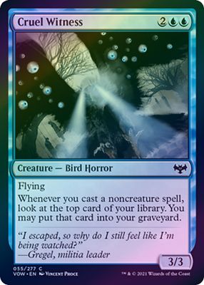 Cruel Witness 055/277 - Foil Innistrad: Crimson Vow Foil Singles