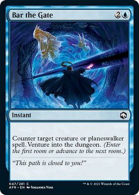 Bar the Gate 047/281 - Adventures in the Forgotten Realms Singles