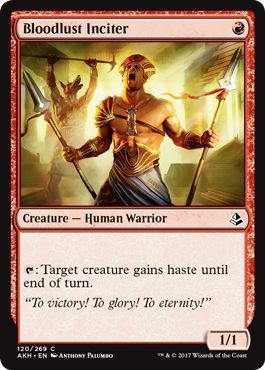 Bloodlust Inciter 120/269
Amonkhet Singles (Español)