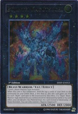 SJ Ultimate Rare - Bujintei Kagutsuchi - SHSP-EN053 1st Edition
Shadow Specters 1st Edition Singles