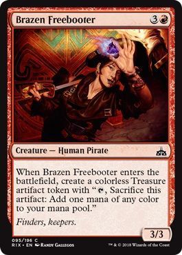 Brazen Freebooter 095/196 - Rivals of Ixalan Singles (Español)