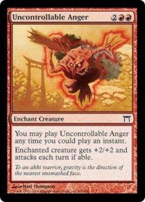 Uncontrollable 195/306 - Anger Champions of Kamigawa Singles(español)