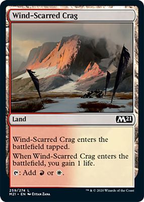 Wind-Scarred Crag 259/274 Magic 2021 (M21) Singles