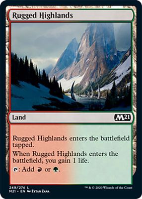 Rugged Highlands 249/274 Magic 2021 (M21) Singles(español)