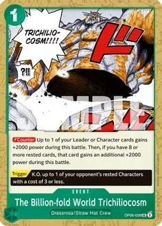The Billion-fold World Trichiliocosm - Wings of the Captain (OP06)
Wings of the Captain