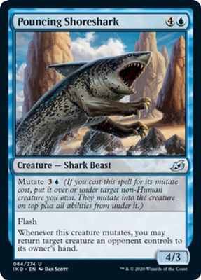 Pouncing Shoreshark 064/274 Ikoria: Lair of Behemoths Singles (Español)