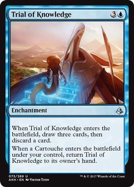 Trial of Knowledge 073/269
Amonkhet Singles