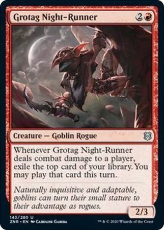 Grotag Night-Runner 143/280 Zendikar Rising Singles (Español)