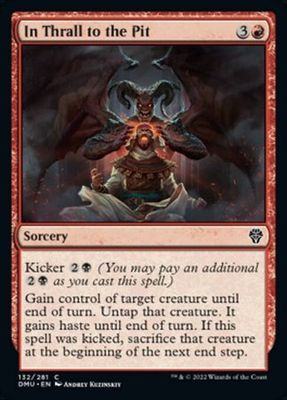In Thrall to the Pit 132/281 - Dominaria United Singles