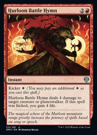 Hurloon Battle Hymn 131/281 Dominaria United Singles