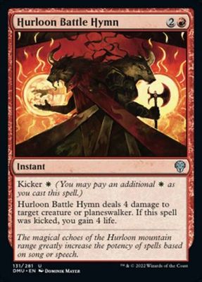 Hurloon Battle Hymn 131/281 Dominaria United Singles(español)