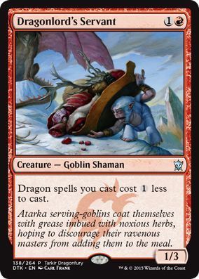 Dragonlord&#39;s Servant - Dragonfury Promo Magic: The Gathering Promo Cards(español)