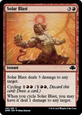 Solar Blast 140/261 - Dominaria Remastered Singles