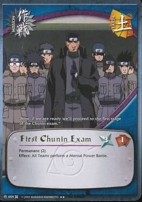 First Chunin Exam - 059 - Rare
Naruto: The Chosen