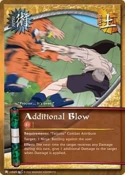 Additional Blow - J-US049 - Common Naruto: Battle of Destiny