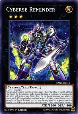 Cyberse Reminder - DANE-EN040 - Common 1st Edition Dark Neostorm 1st Edition Singles