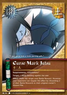 Curse Mark Jutsu - J-084 - Uncommon Naruto: Coils of the Snake