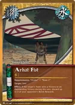 Arhat Fist - J-237 - Uncommon Naruto: Battle of Destiny