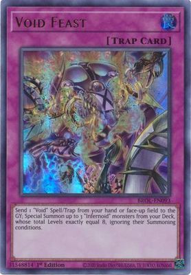 Void Feast - BROL-EN093 - Ultra Rare 1st Edition Brothers of Legend 1st Edition Singles