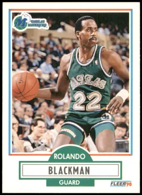 Rolando Blackman #38 1990-91 Fleer