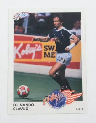 1991 Soccer Shots MSL All Star Game #5 Fernando Clavijo