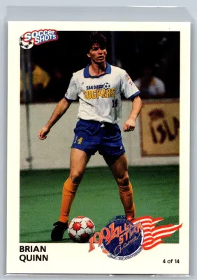 1991 Soccer Shots MSL #4 Brian Quinn All-Star