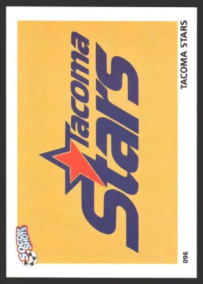 Tacoma Stars #096 1991 Soccer Shots MSL Tacoma Stars