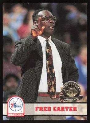 1993-94 Hoops Fifth Anniversary Gold Fred Carter #249 Philadelphia 76ers