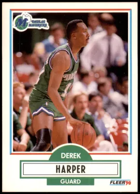 Derek Harper #42 1990-91 Fleer