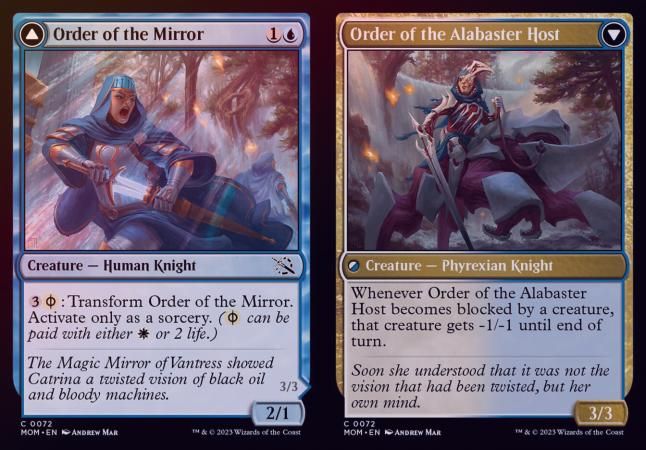 Order of the Mirror // Order of the Alabaster Host 0072 - Foil
March of the Machine Foil Singles