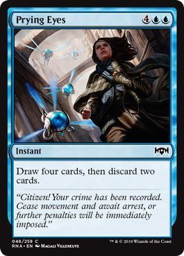 Prying Eyes 046/259 Ravnica Allegiance Singles