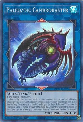 Paleozoic Cambroraster - MP22-EN088 - Super Rare 1st Edition 2022 Mega-Tin: Pharaoh&#39;s Gods 1st Edition Singles