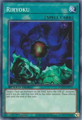 Riryoku - SGX2-ENC11 - Common 1st Edition
Speed Duel GX: Midterm Paradox Box Singles