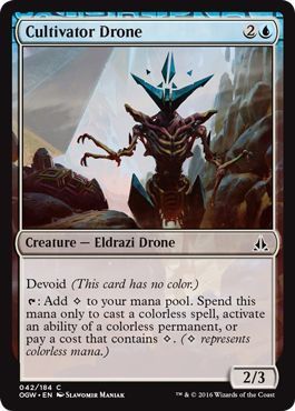 Cultivator Drone 042/184
Oath of the Gatewatch Singles (Español)