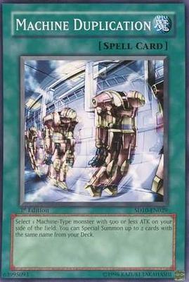 Machine Duplication - SD10-EN029 - Common 1st Edition Structure Deck: Machine Re-Volt 1st Edition Singles
