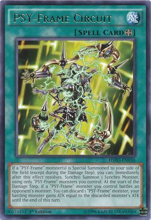 PSY-Frame Circuit - HSRD-EN036 - Rare 1st Edition High-Speed Riders 1st Edition Singles