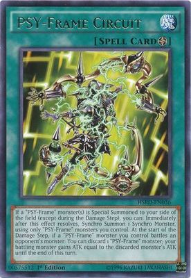 PSY-Frame Circuit - HSRD-EN036 - Rare 1st Edition High-Speed Riders 1st Edition Singles
