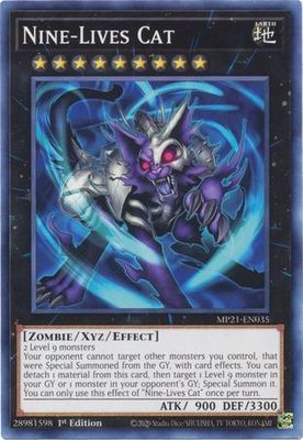 Nine-Lives Cat - MP21-EN035 - Common 1st Edition
2021 Mega-Tin: Ancient Battles 1st Edition Singles -español-