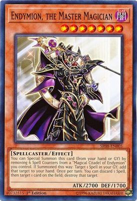 Endymion, the Master Magician - SR08-EN005 - Common 1st Edition Structure Deck: Order of the Spellcasters Singles *Espanol*