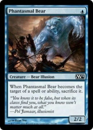 Phantasmal Bear 70/249 -  Magic 2012 (M12) Singles