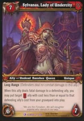 Sylvanas, Lady of Undercity - 2/234 - Epic Rare
WoW: Class Starter Decks 2010