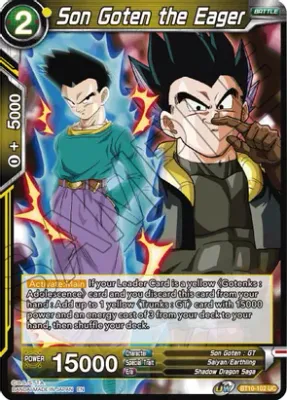 Son Goten the Eager - Rise of the Unison Warrior (DBS-B10) Rise of the Unison Warrior Foil