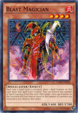Blast Magician - LDK2-ENY18 - Common Unlimited Legendary Decks II - Yugi Unlimited Singles