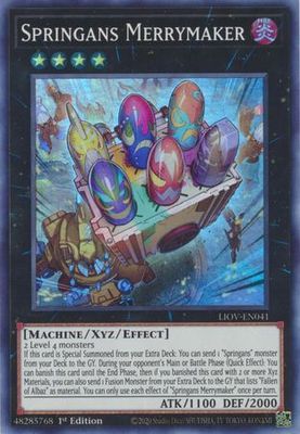 Springans Merrymaker - LIOV-EN041 - Super Rare 1st Edition Lightning Overdrive: LIOV 1st Edition Singles