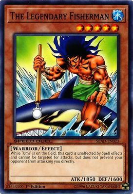 The Legendary Fisherman - SBAD-EN023 - Common 1st Edition Speed Duel: Attack from the Deep Singles