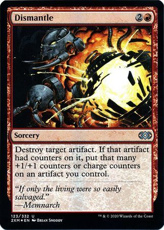 Dismantle 123/332 - Foil
Double Masters Foil Singles