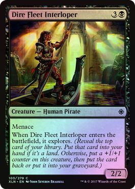 Dire Fleet Interloper 103/279 - Foil Ixalan Foil Singles