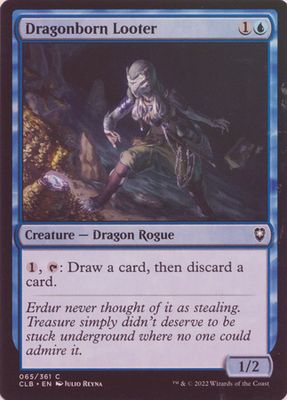 Dragonborn Looter 065/361 - Foil
Commander Legends: Battle for Baldur&#39;s Gate Foil Singles