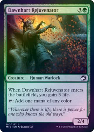 Dawnhart Rejuvenator 180/277 - Foil
Innistrad: Midnight Hunt Foil Singles